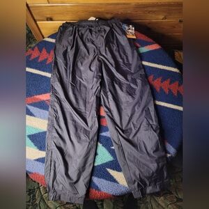 Vintage Holloway Track Pants Size Youth XL Black Nylon Mesh NWT 90s